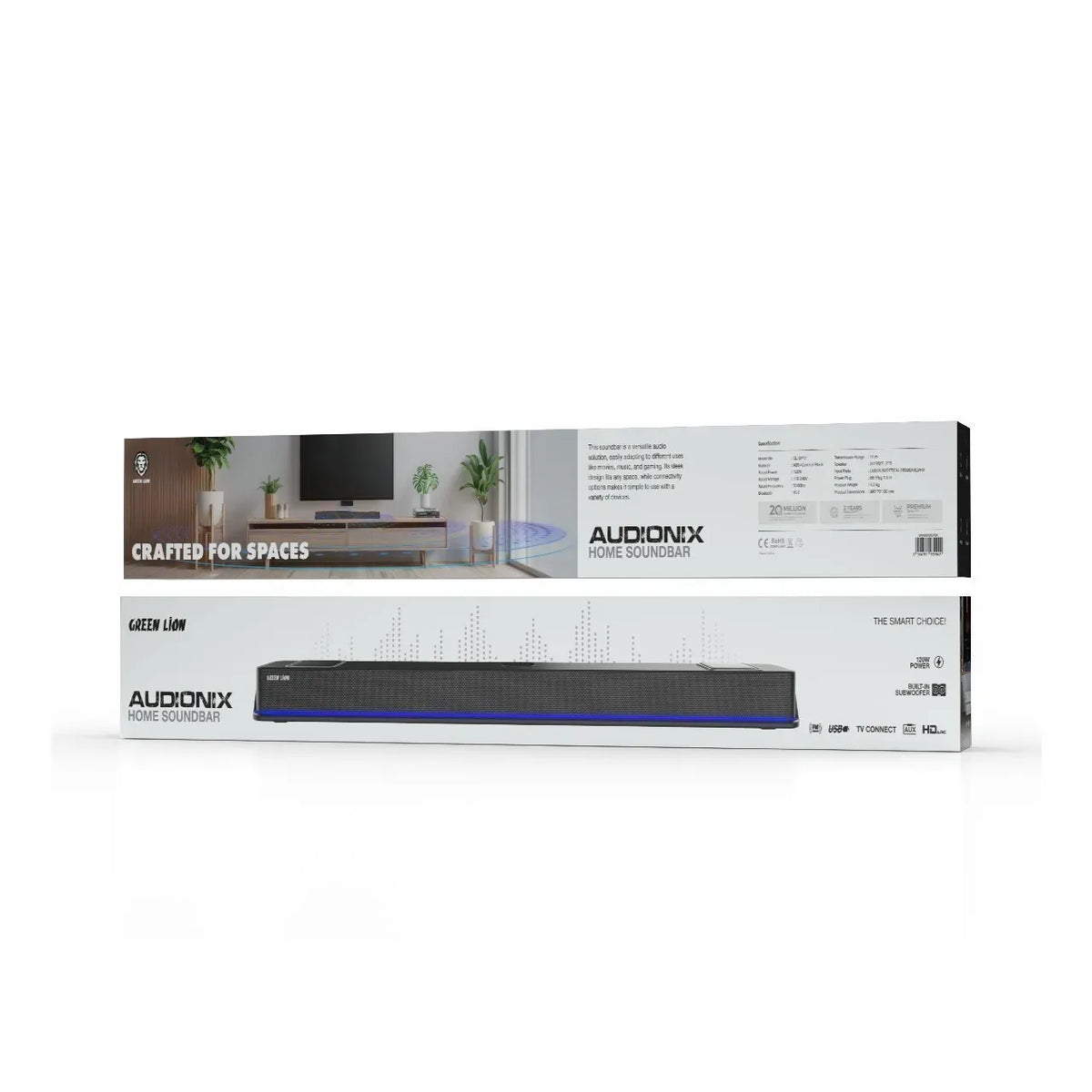 Green Lion Audionix Home Soundbar Black – image 2