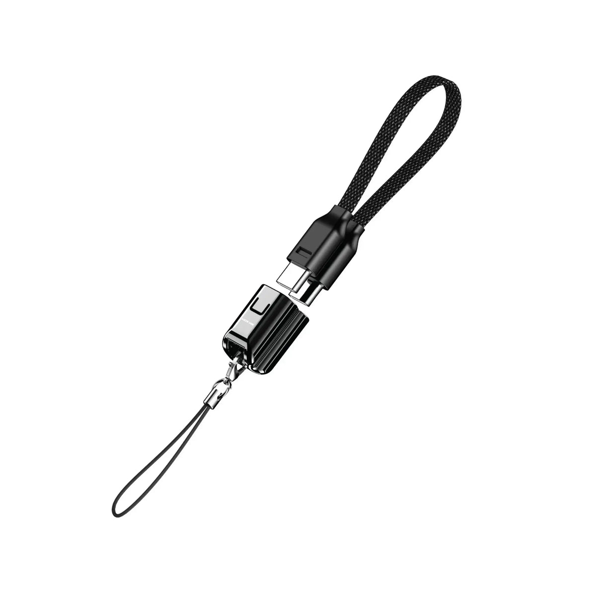 Green Lion Lanyard Cable USB C to USB C 60w Black – image 3