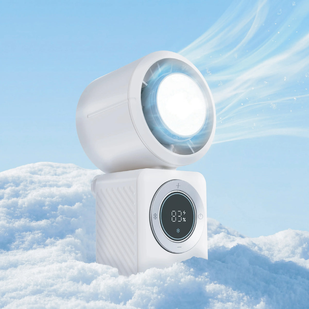 Green Lion Pocket Breeze Handheld Fan - Grey – image 3