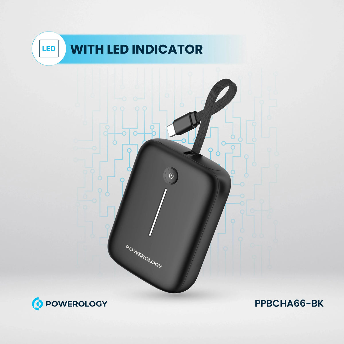 Powerology 10000 m Ah Power Bank - Black – image 3