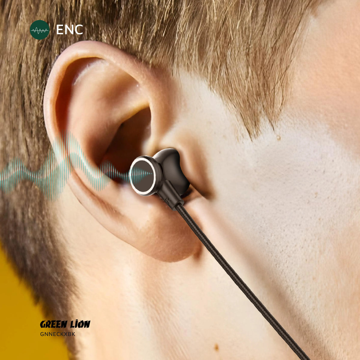 Green Lion Neck XWireless Neckband - Black – image 9
