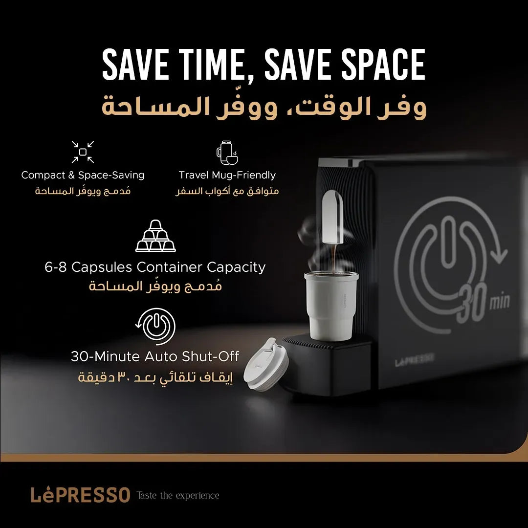 Lepresso Baristo Espresso Machine Nespresso Capsule Compatile - White – image 5
