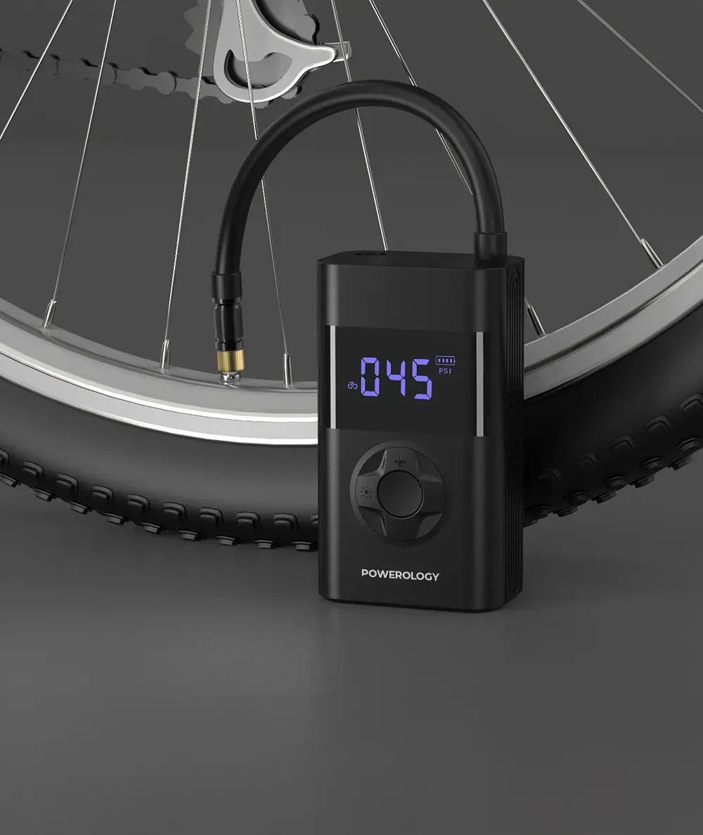 Powerology Ultra Portable Air Compressor Power Bank - Black – image 7