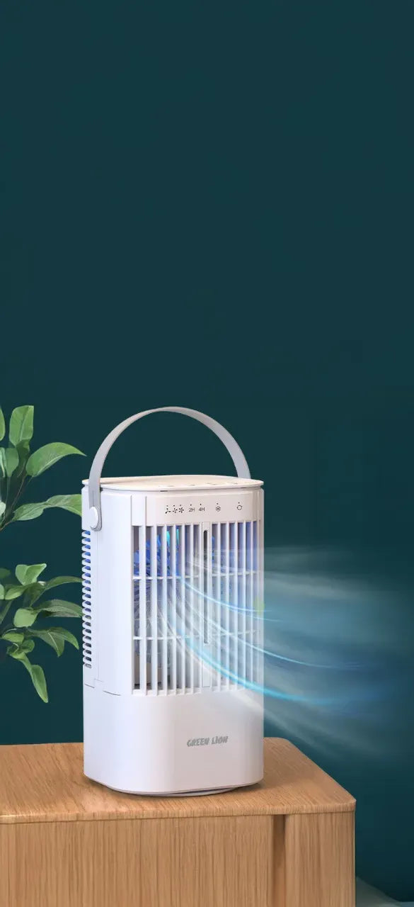 Green Lion Compact Air Cooler Fan - White – image 4