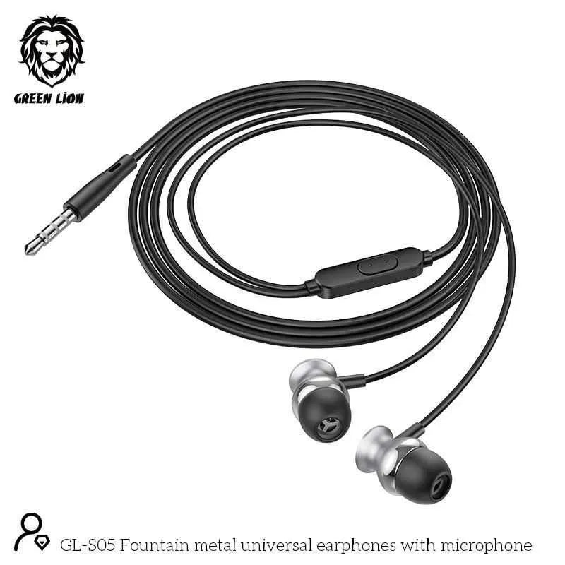 Green Lion Metal Earphone - Black – image 2