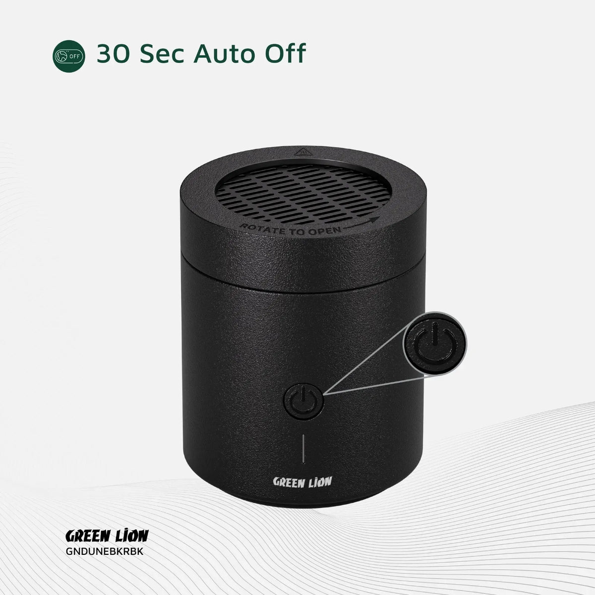 Green Lion Dune Bakhour Incense Burner Black – image 2