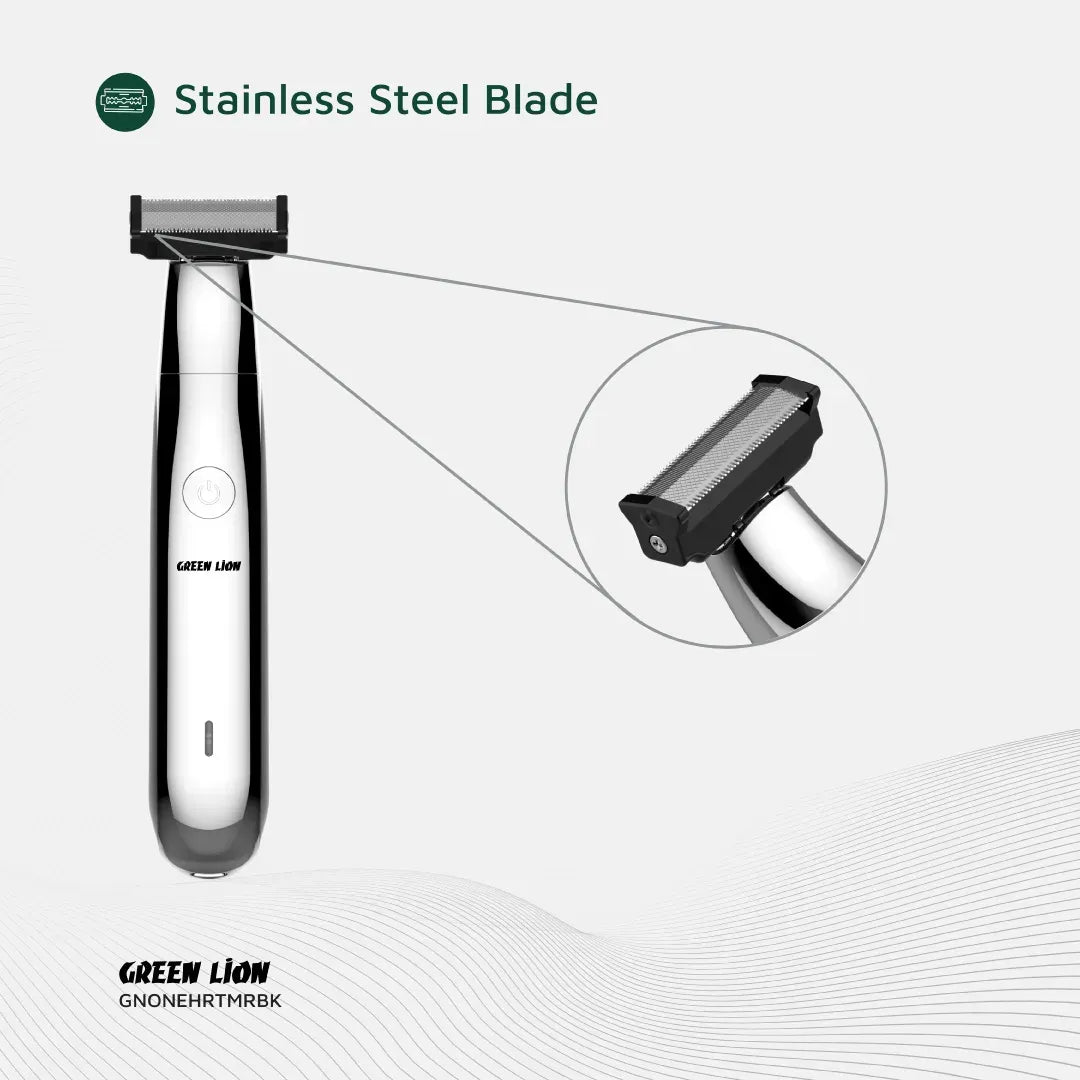 Green Lion One Blade Pro Hair Trimmer Black – image 9