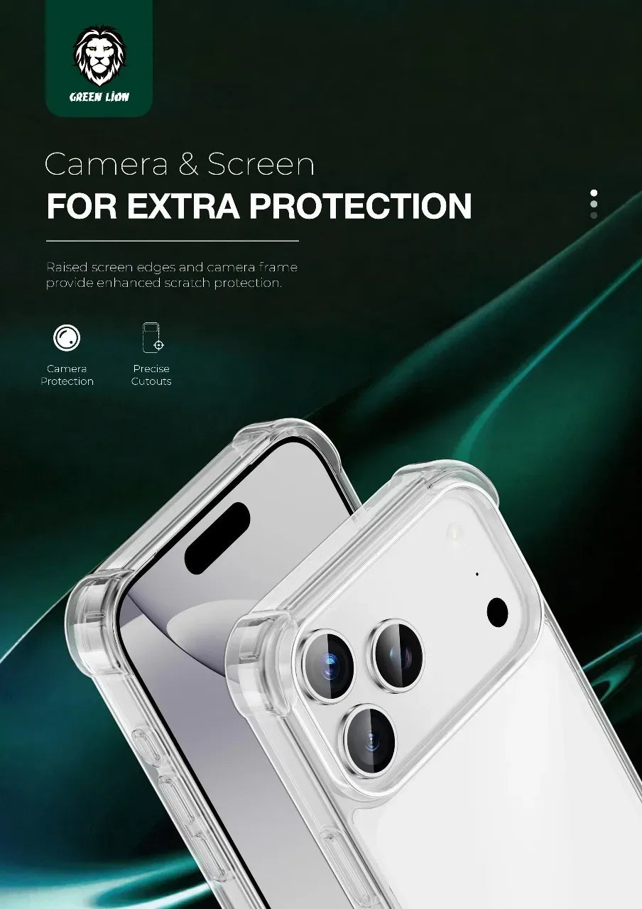 Green Lion Anti-Shock Case - Clear – image 9