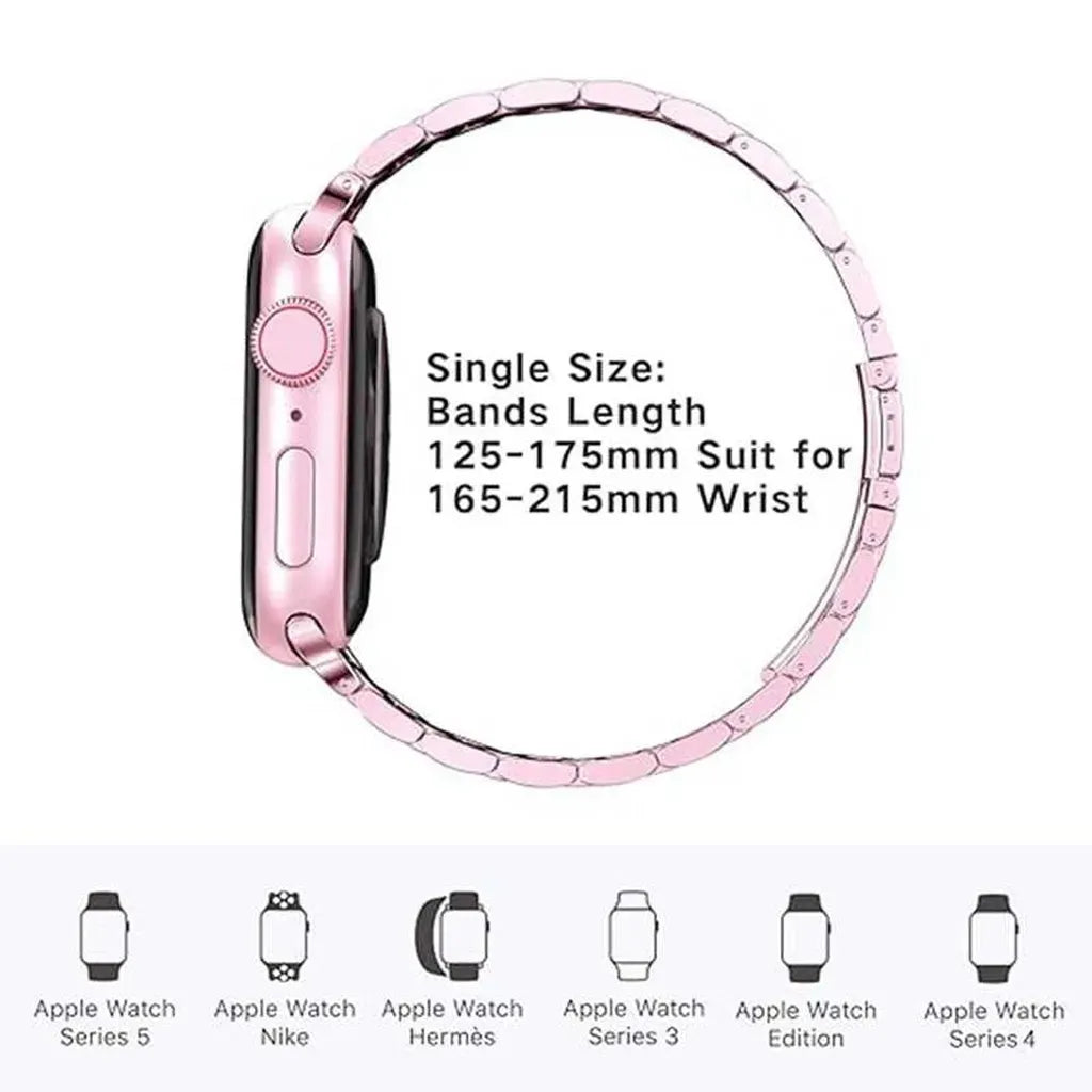 Green Lion Link Stainless Steel Strap Fori Watch - RoseGold