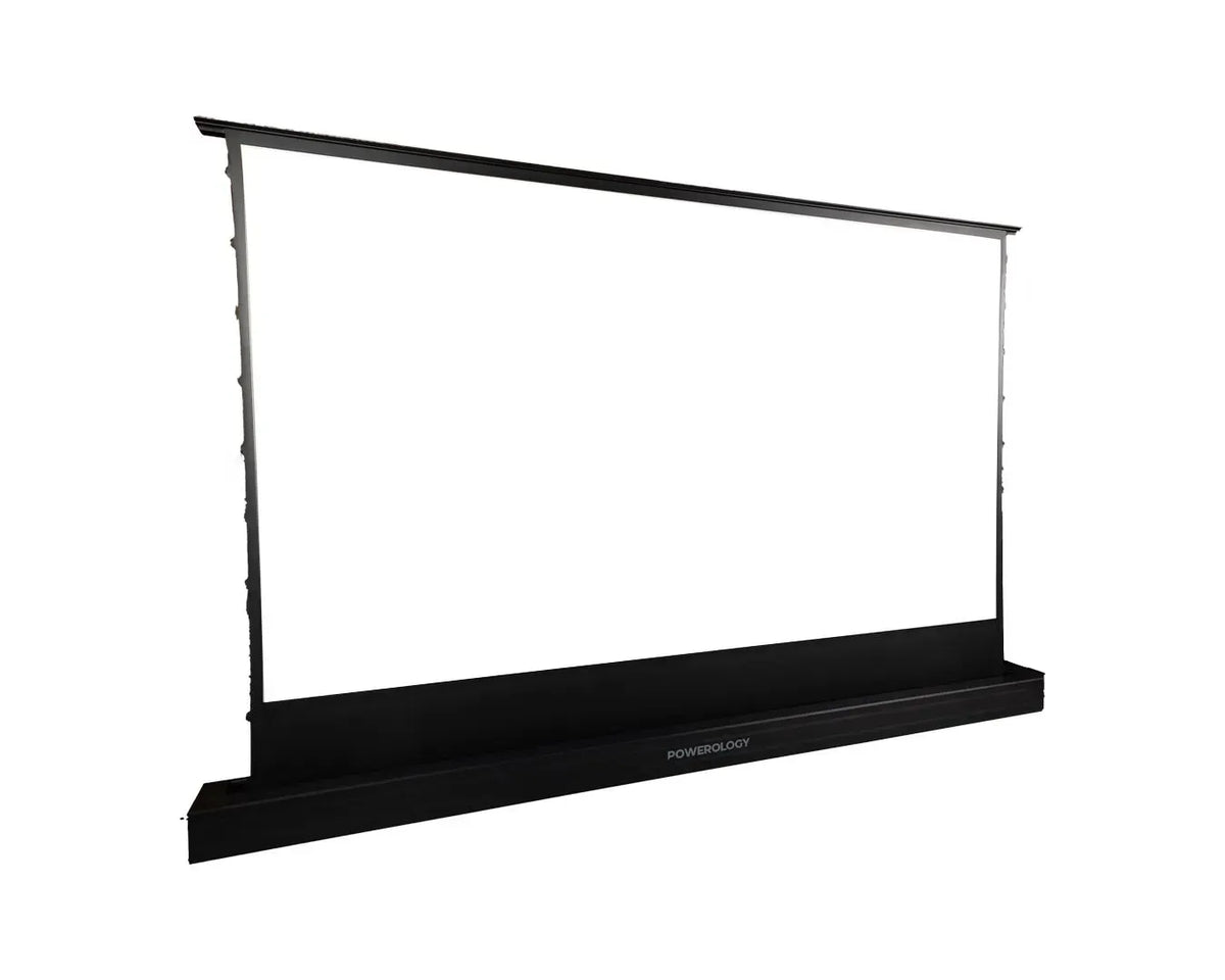 Powerology 100 Motorised Floor Projection Screen White – image 7