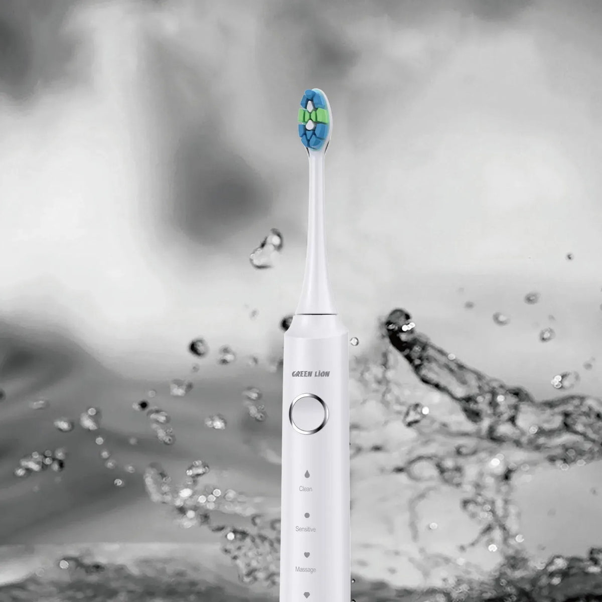 Green Lion Smart Brush Rechargeable Toothbrush White – image 4