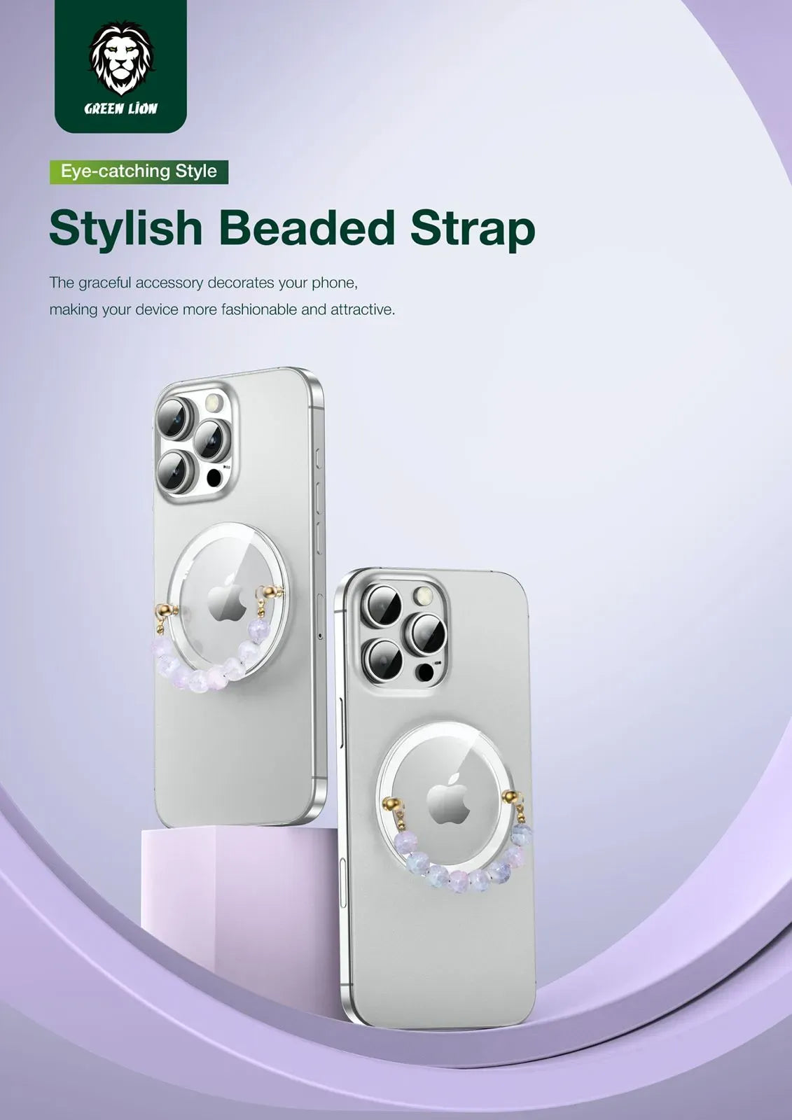 Green Lion Magnetic Stylish Grip - Purple – image 2