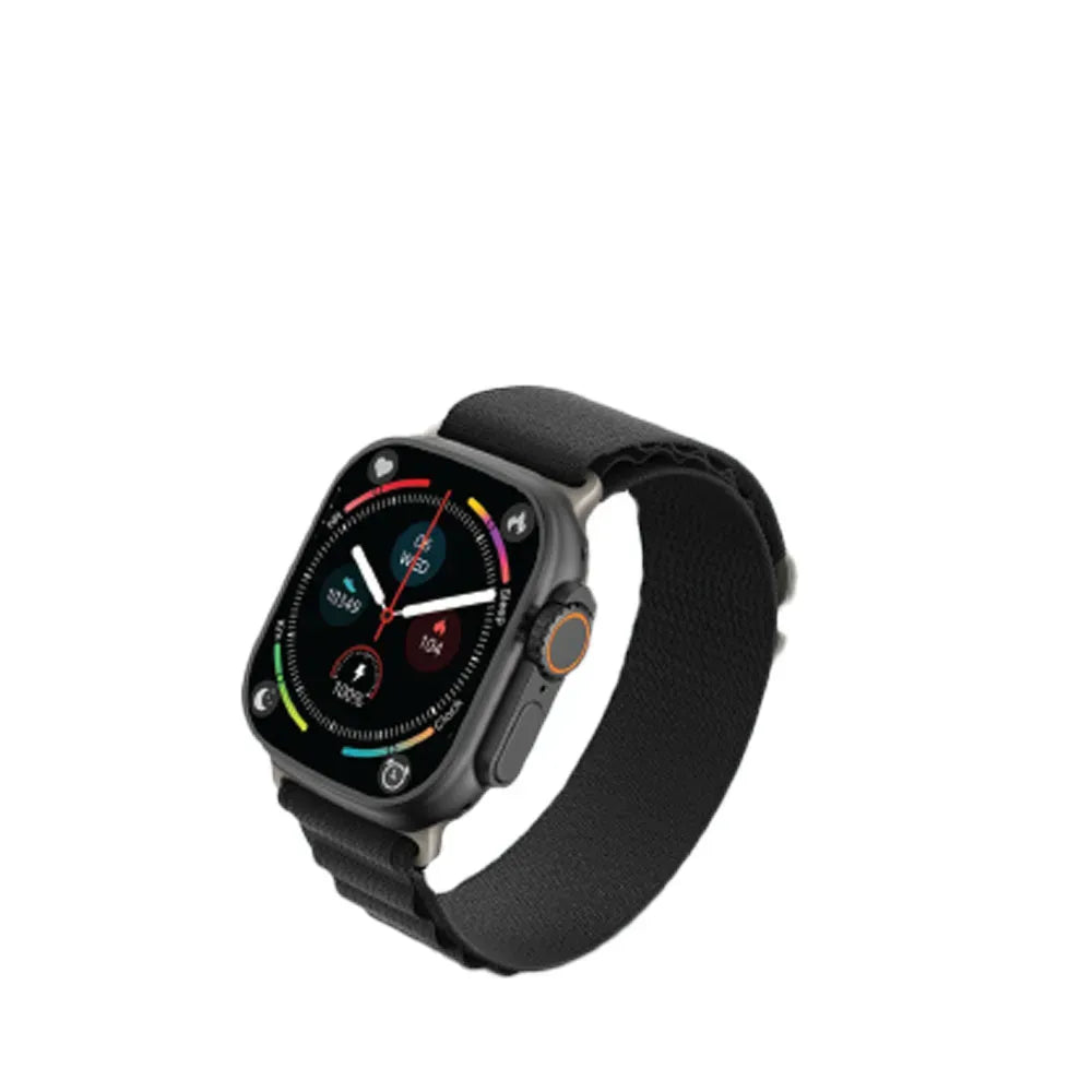Green Lion Ultra Amoled Smart Watch - Black