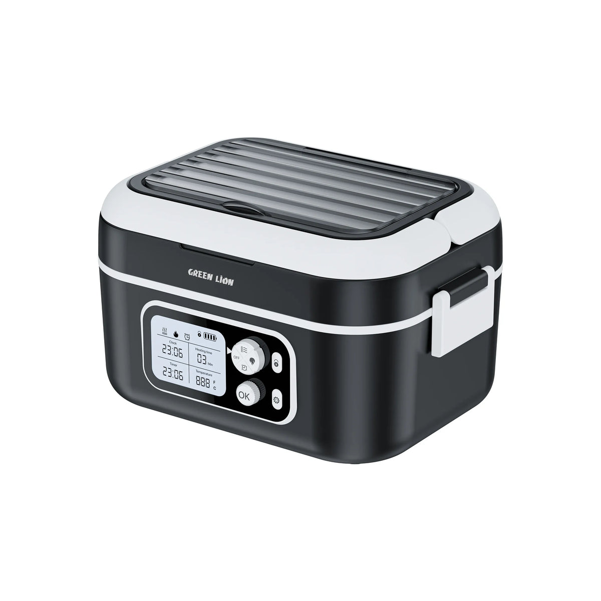 Green Lion GLB-35 Electric Lunch Box 1.5 L - Black – image 2