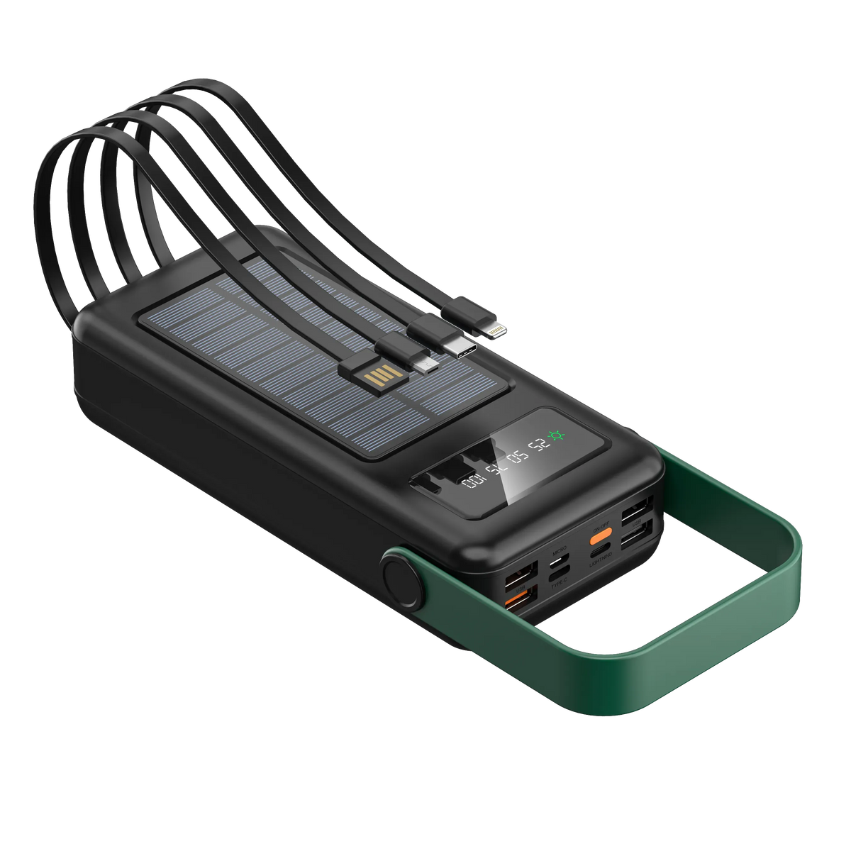 Green Lion Solar Max 30000mAh Power Bank Black – image 7