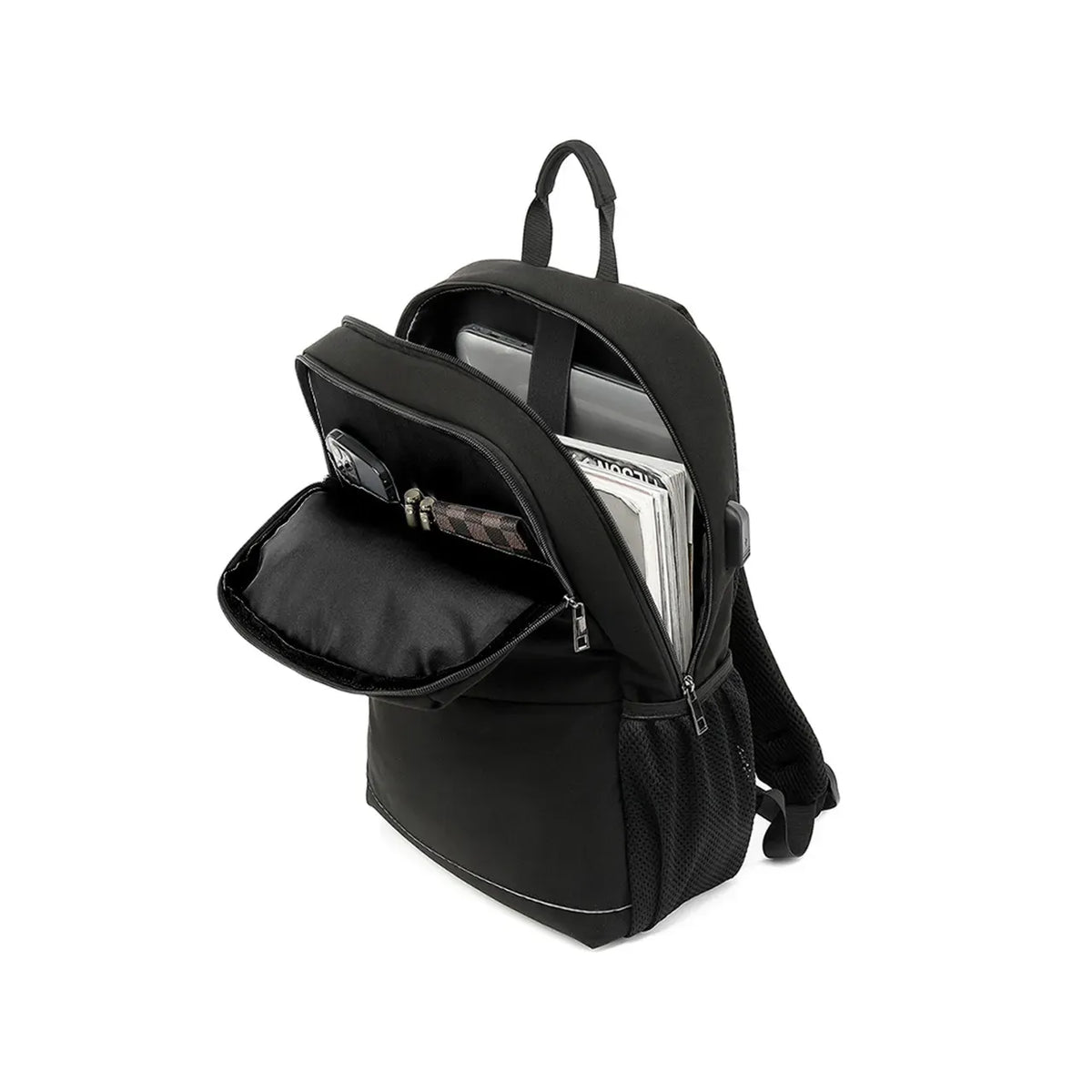 Green Lion Rivington Backpack Black – image 5