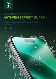 Green Lion 9 HSteve Matte AGGlass Protector - Black Edge/Clear