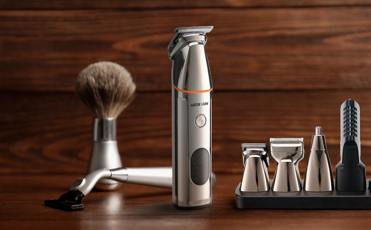 Green Lion 5 in 1 Multi Function Hair Clipper Set 600mAh Black – image 6