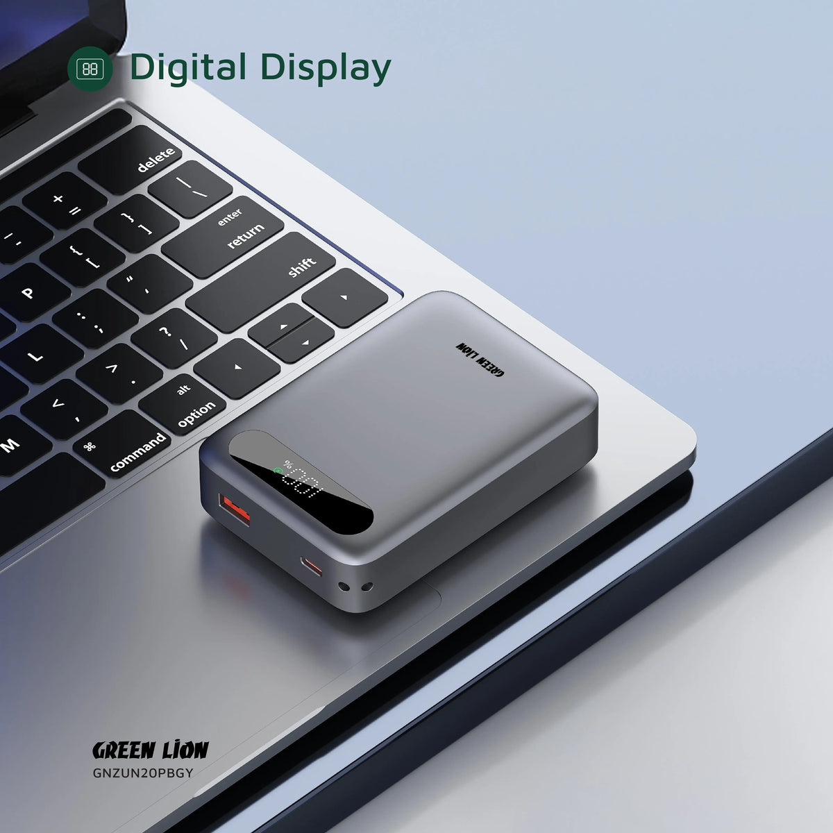 Green Lion Zuno 20000mAh Power Bank Gray – image 8