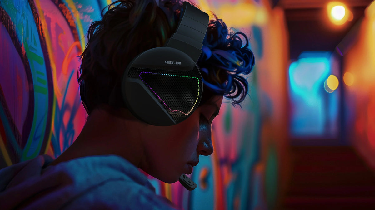 Green Lion Gp27x Gaming Headphone Black – image 2