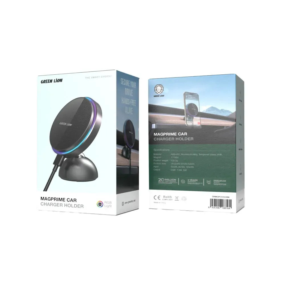 Green Lion Magprime Car Charger Holder Black – image 2