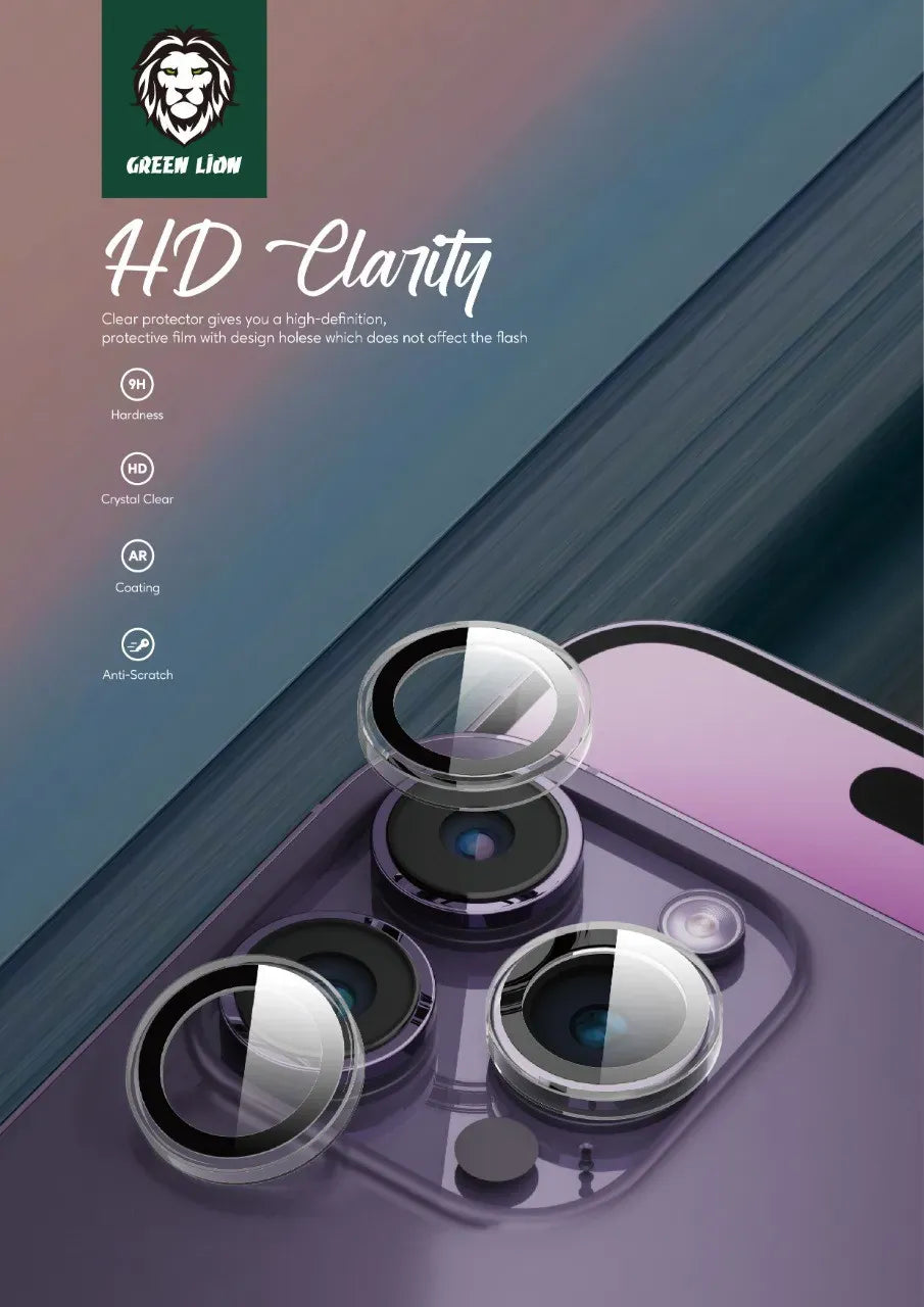Green Lion Camera Lens Protection Iphone 14 Pro Pro Max Clear – image 11