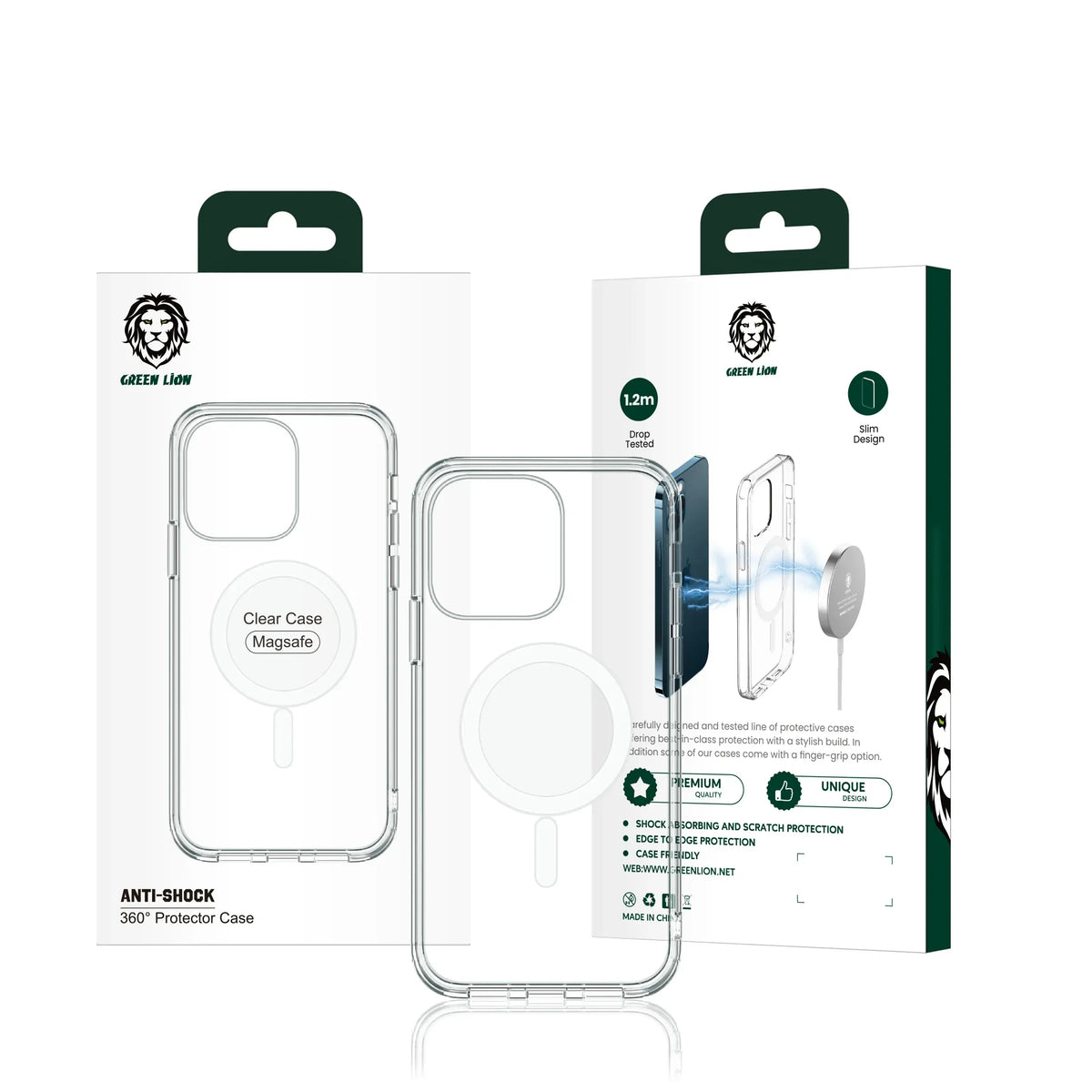 Green Lion Mag Safe Crystal Clear – image 2