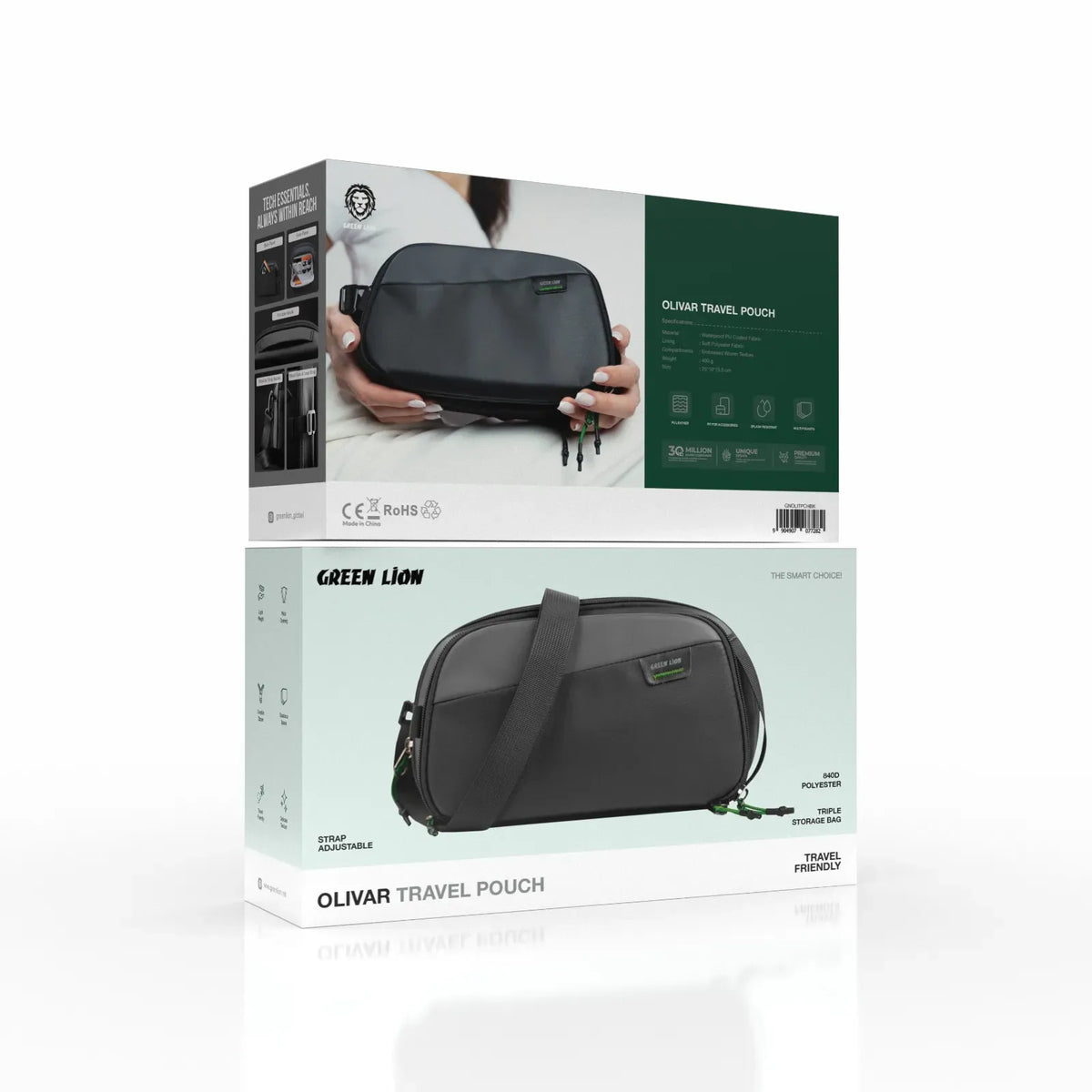 Green Lion Olivar Travel Pouch Black – image 3