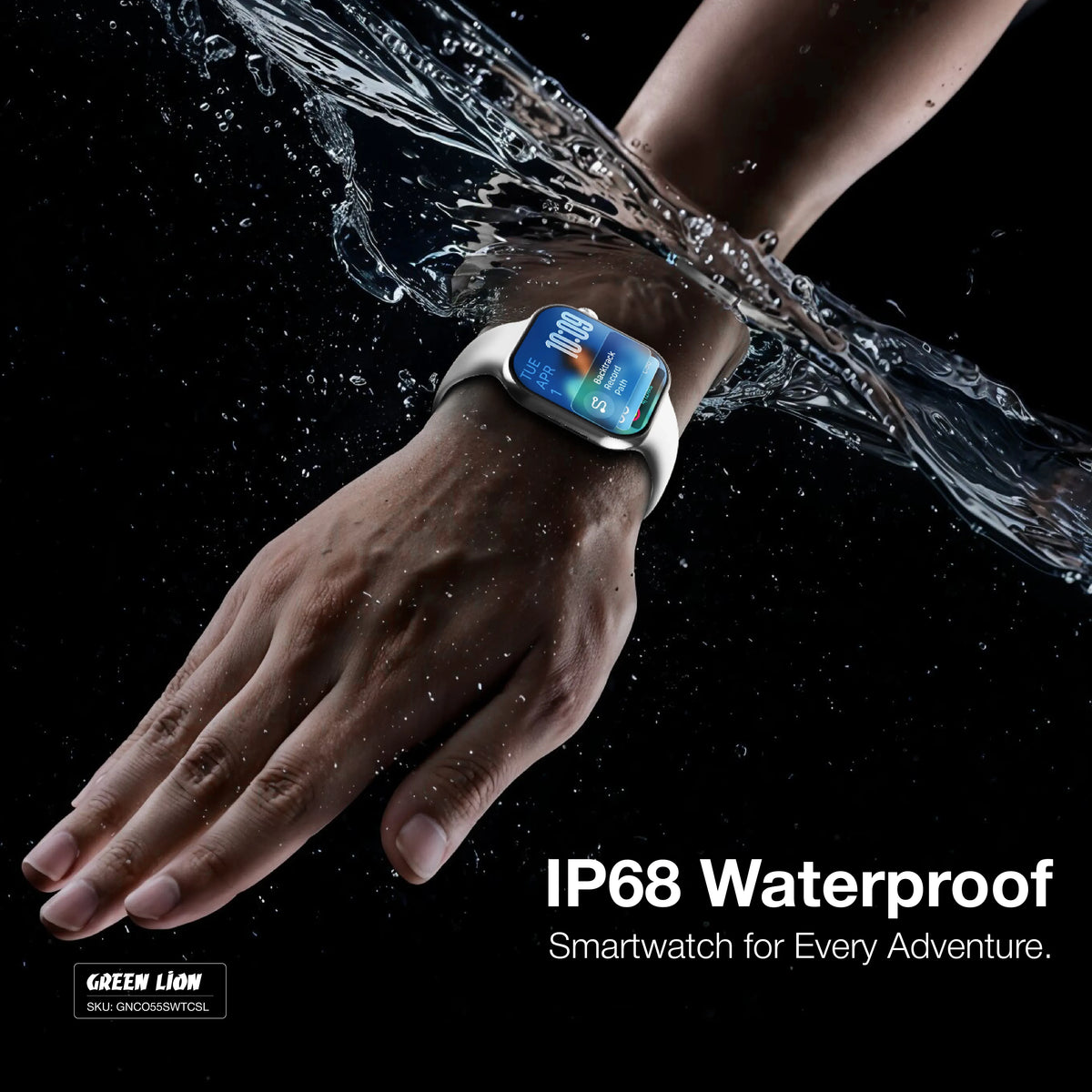 Green Lion Communicate Smart Watch - Silver – image 13