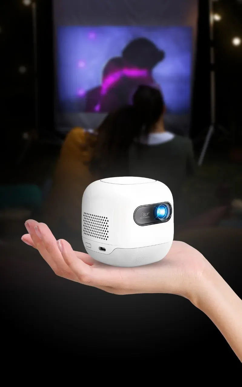 Powerology Mini Beam Portable Projector White – image 2
