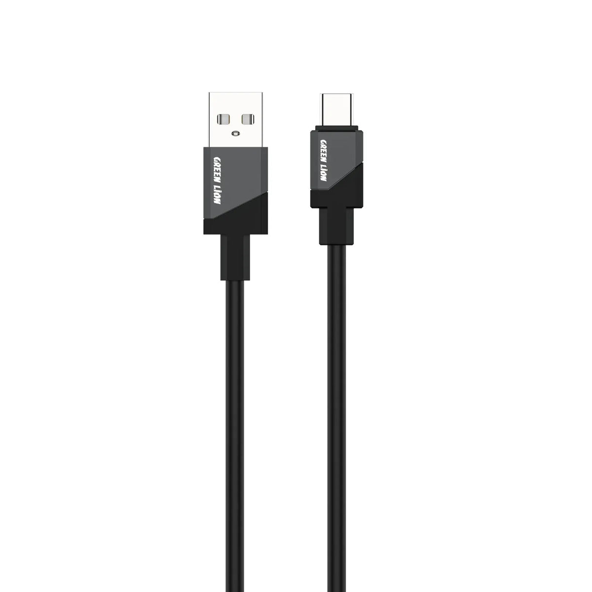 Green Lion USB A to USB C Silicone Cable Black – image 3