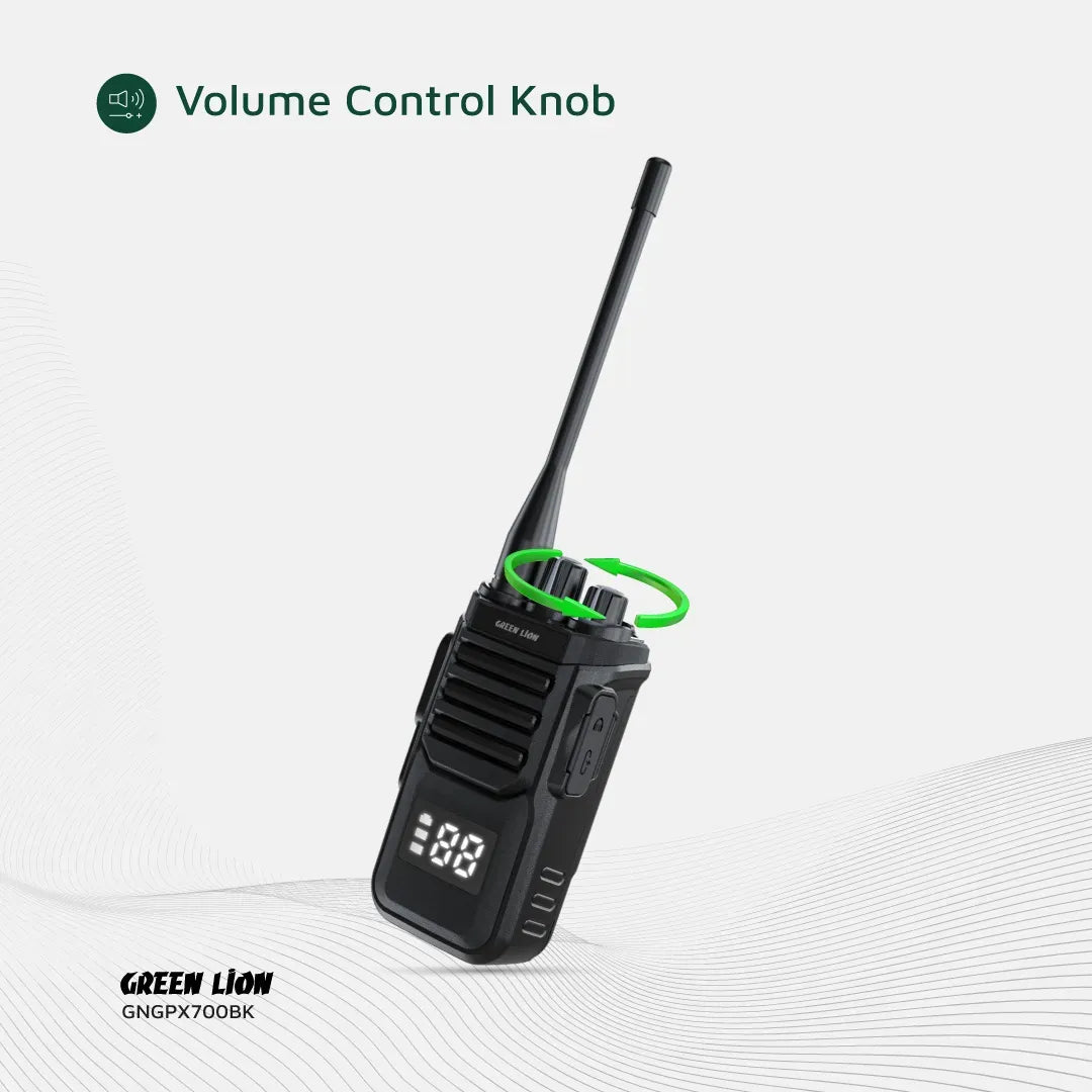 Green Lion Gpx700 Walkie Talkie Black – image 15