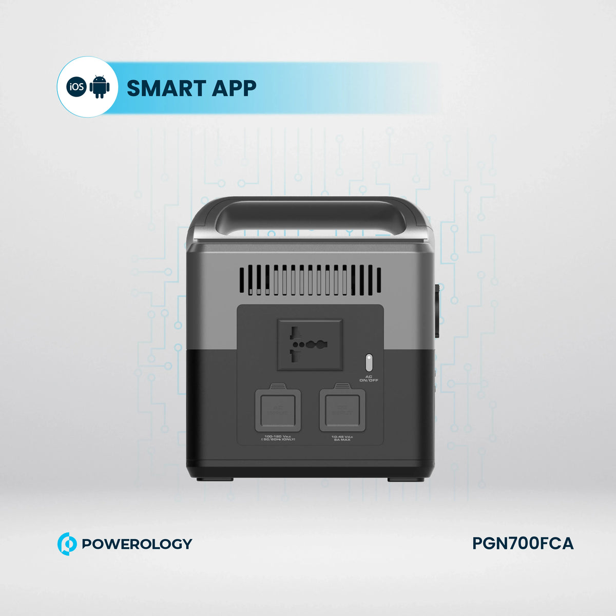 Bk Powerology Portable Power Generator Fast Charging with App 120000mAh 700w – image 20