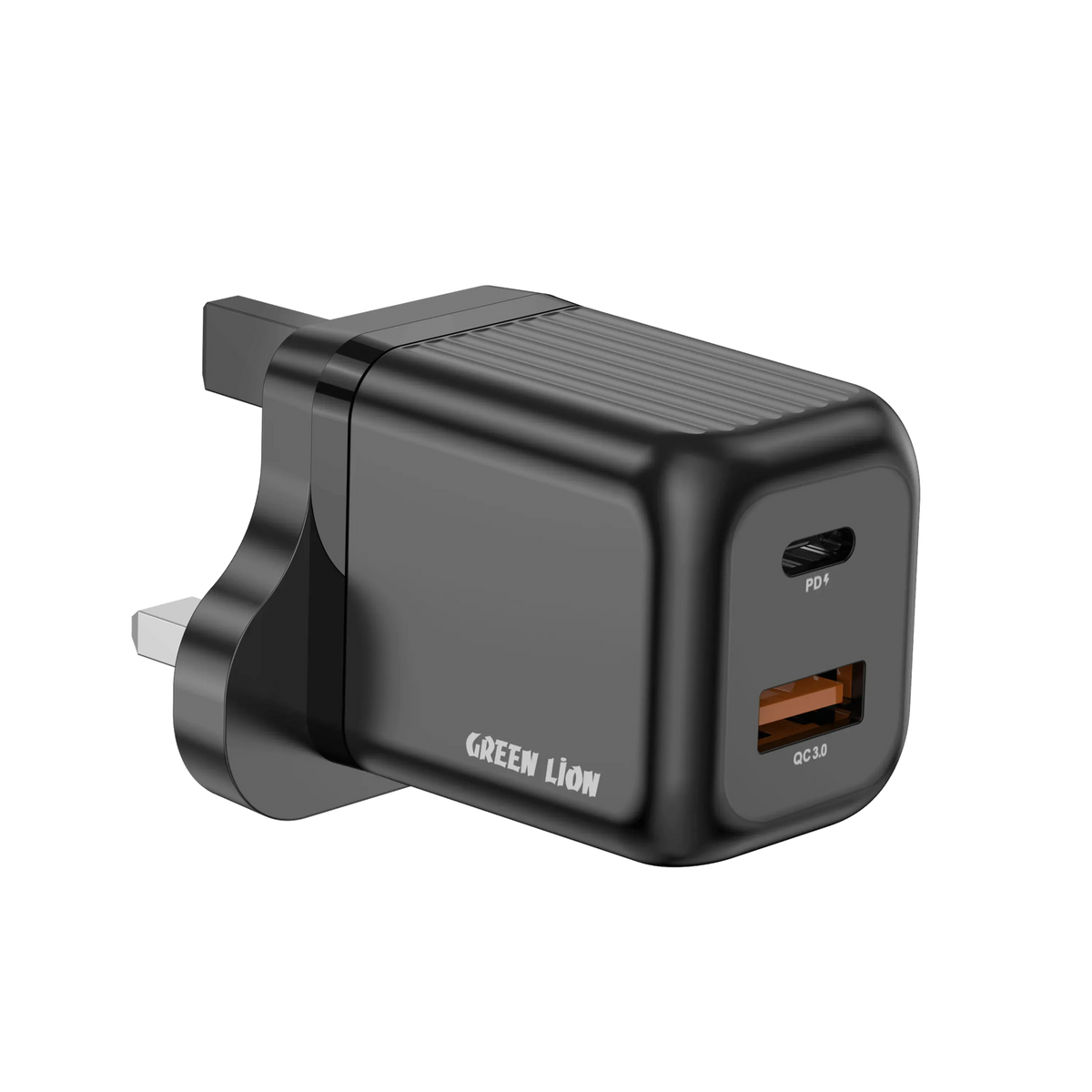 Green Lion Ultra Compact Gan Wall Charger PD+QC 35 WCto L - Black – image 4