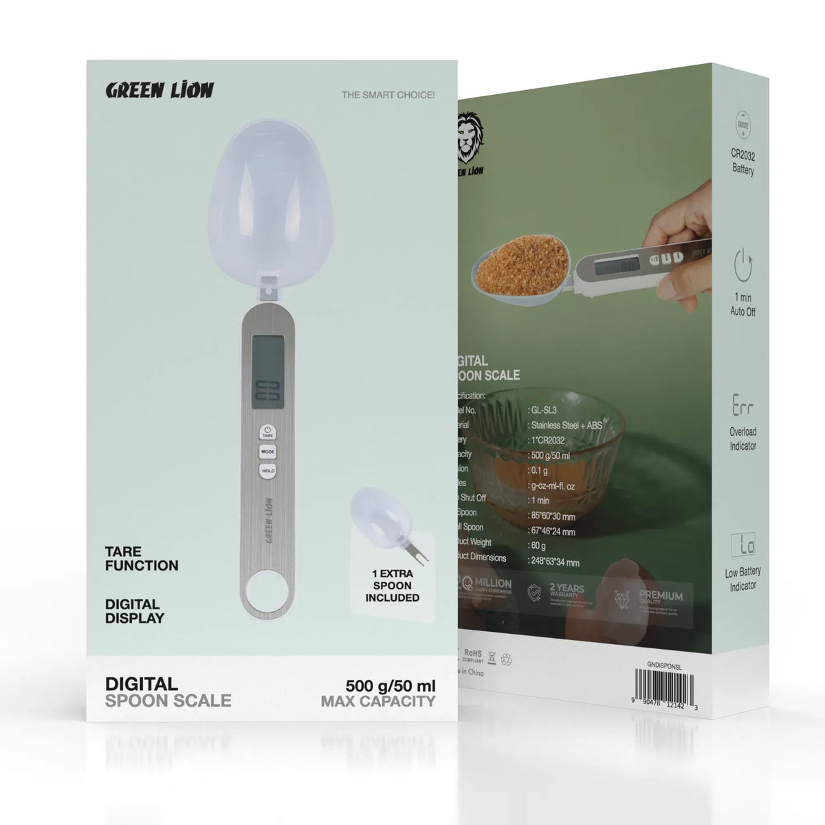 Green Lion Digital Spoon Scale Silver – image 2