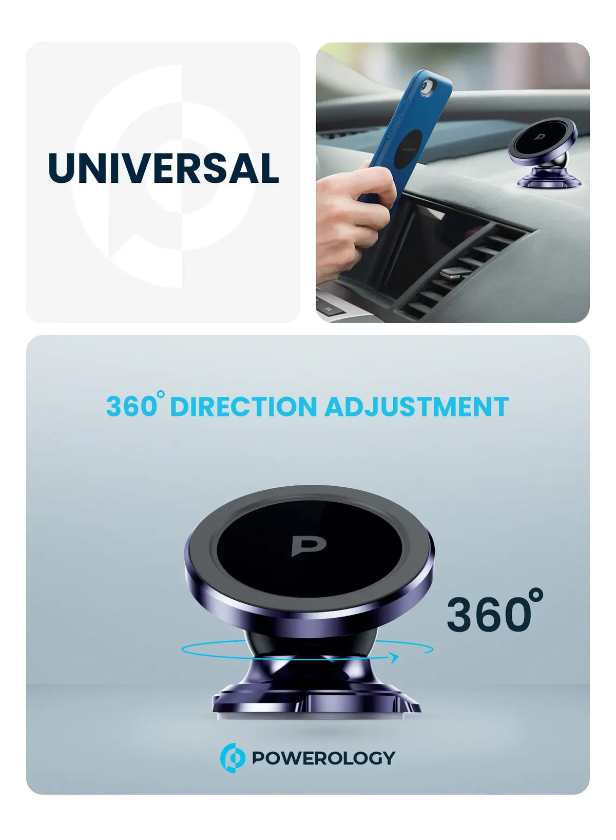 Powerology Heavy-Duty Magnetic Dash Mount - Purple – image 5