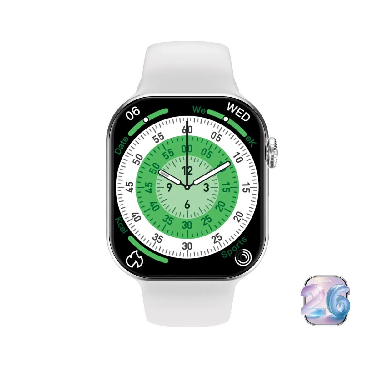 Green Lion Communicate 42 Smart Watch-42 mm - Silver – image 2