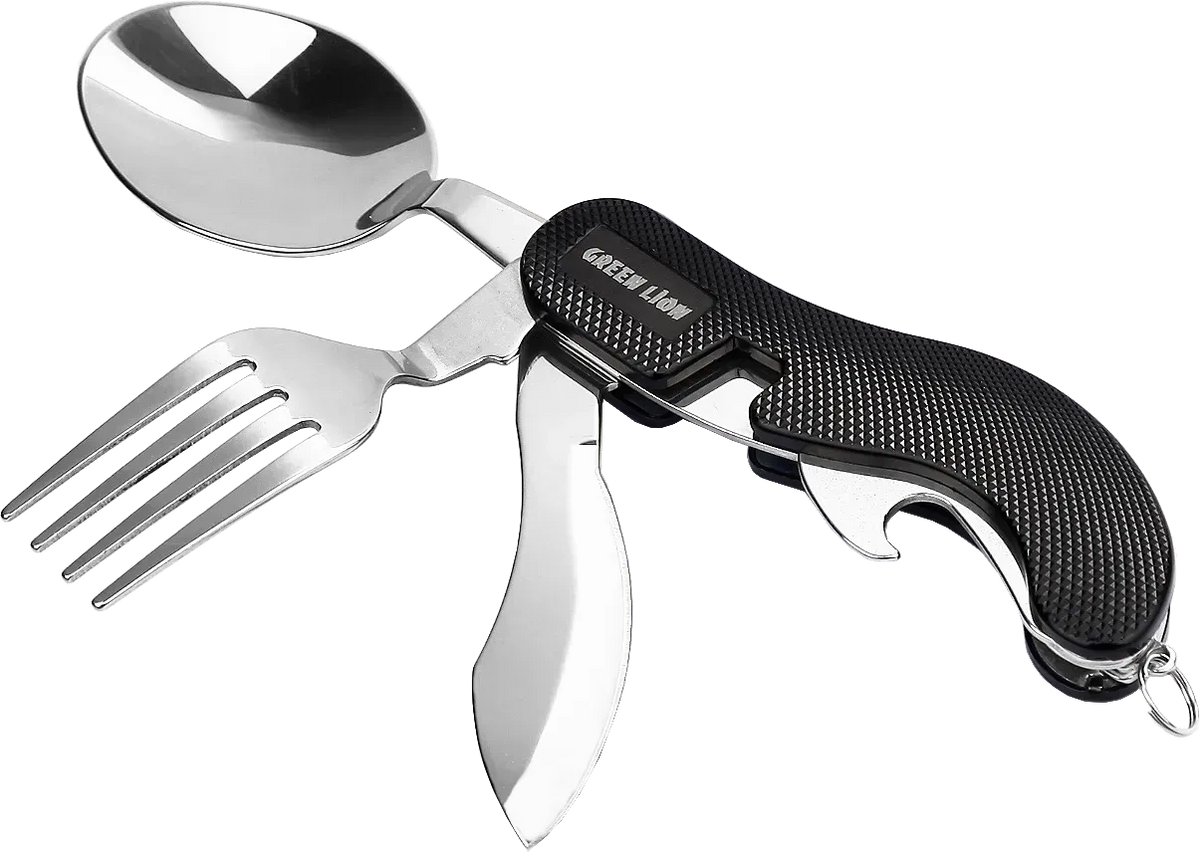 Green Lion 4 in 1 Cutlery Set Black – image 11