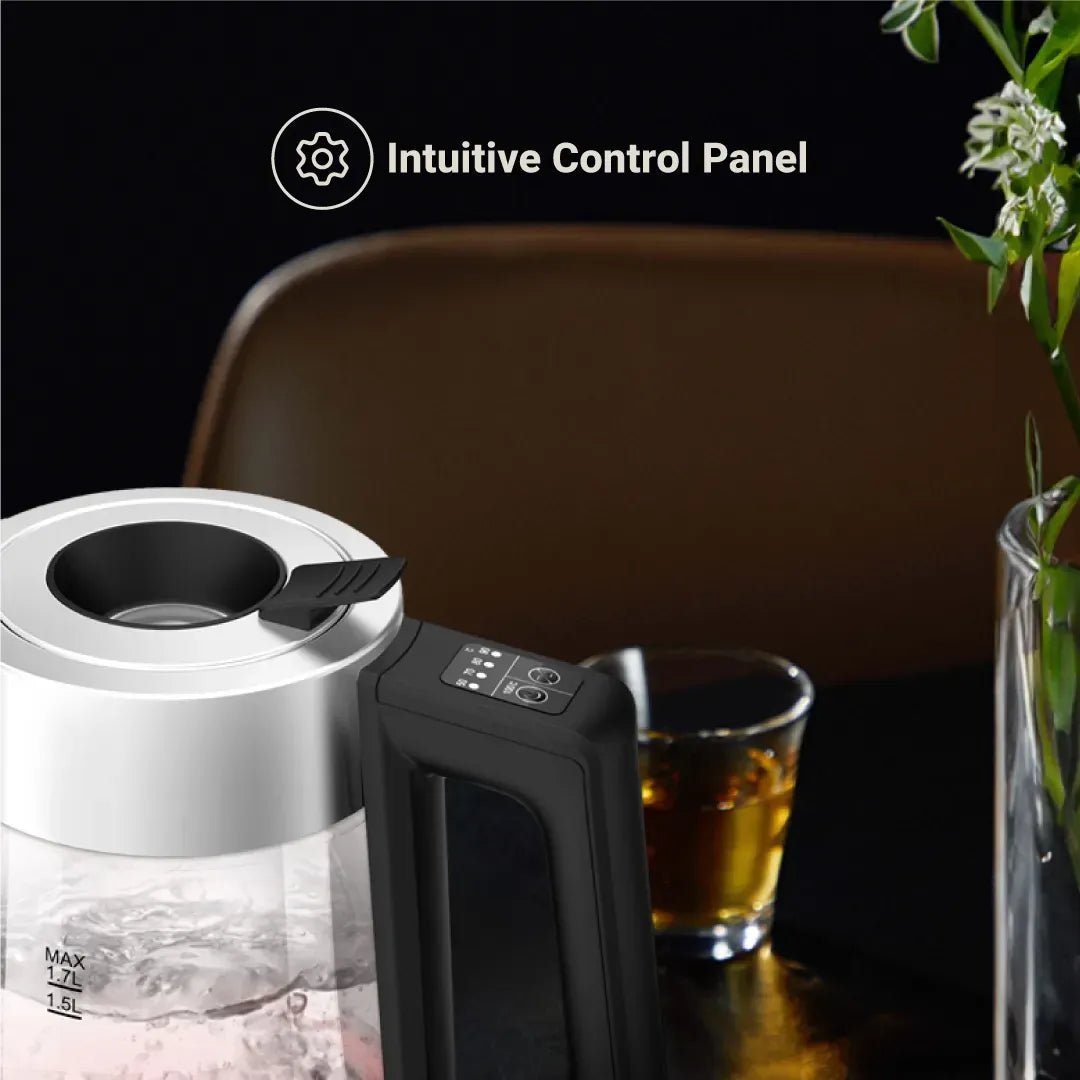 LePresso Multi Temperature Illuminated Glass Kettle Black – image 9