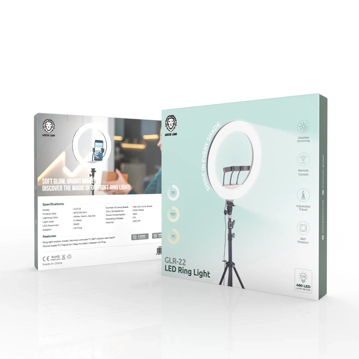 Green Lion Button Mode Ringlight 22 – image 3