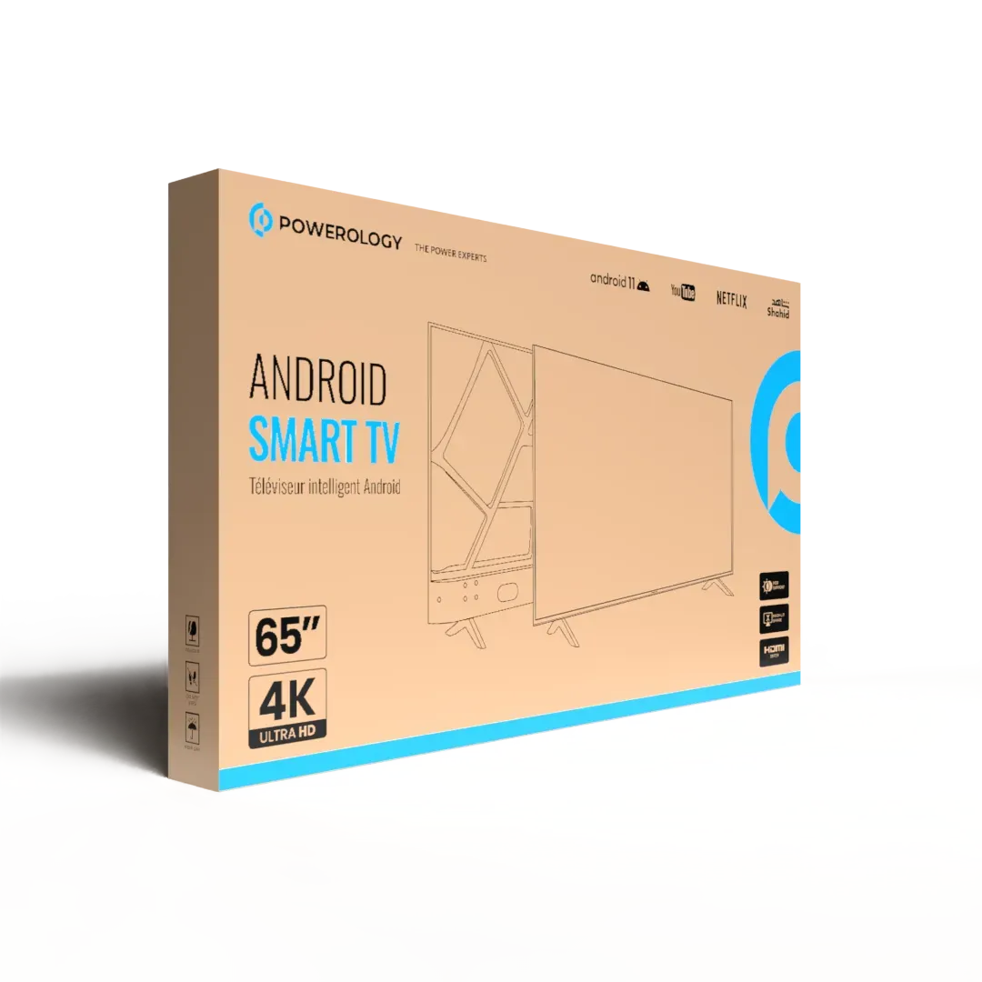 Powerology Android Smart TV 65 Black – image 2