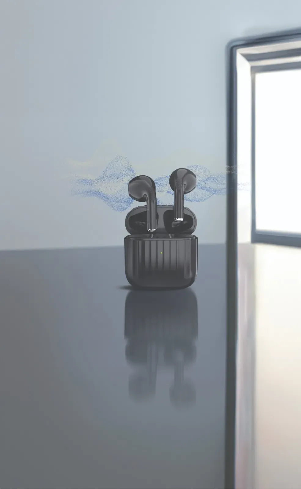 Green Lion Austin True Wireless Earbuds - Black