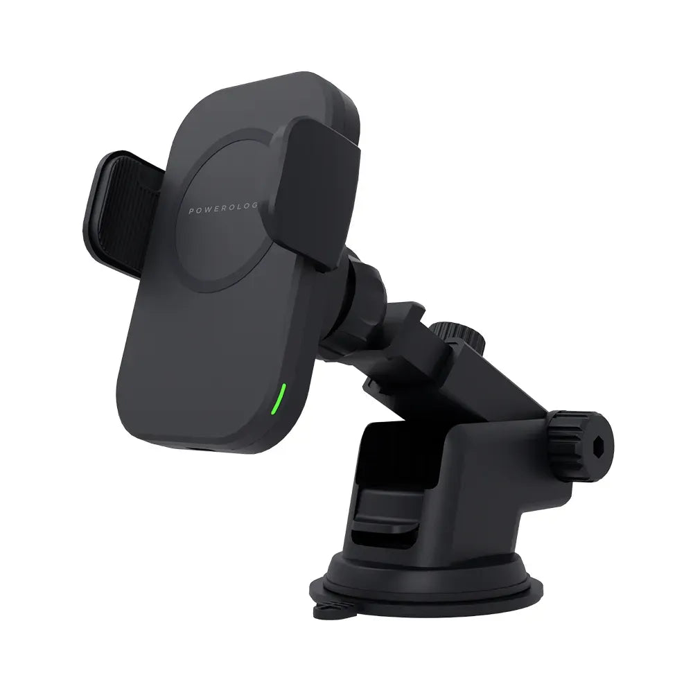 Powerology Fast Wireless MagSafe Mount Holder 15w Black – image 4