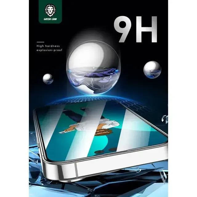 Green Lion 9 HSteve HD Screen Protector - Black Edge/Clear – image 5