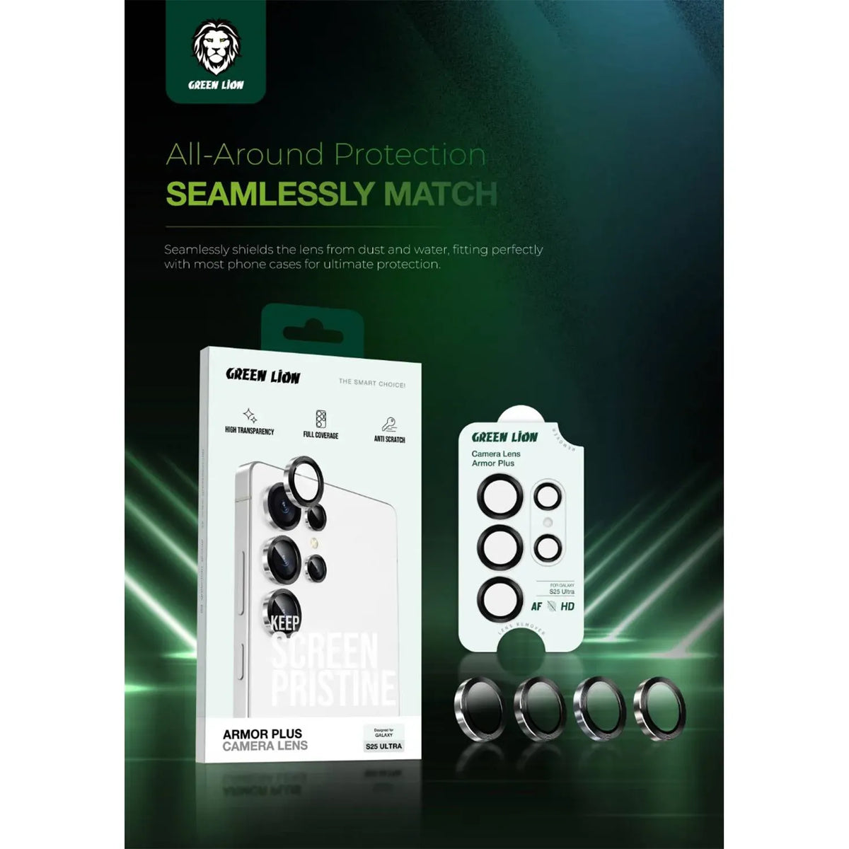 Green Lion Armor Plus Camera Lens - S25Ultra – image 4