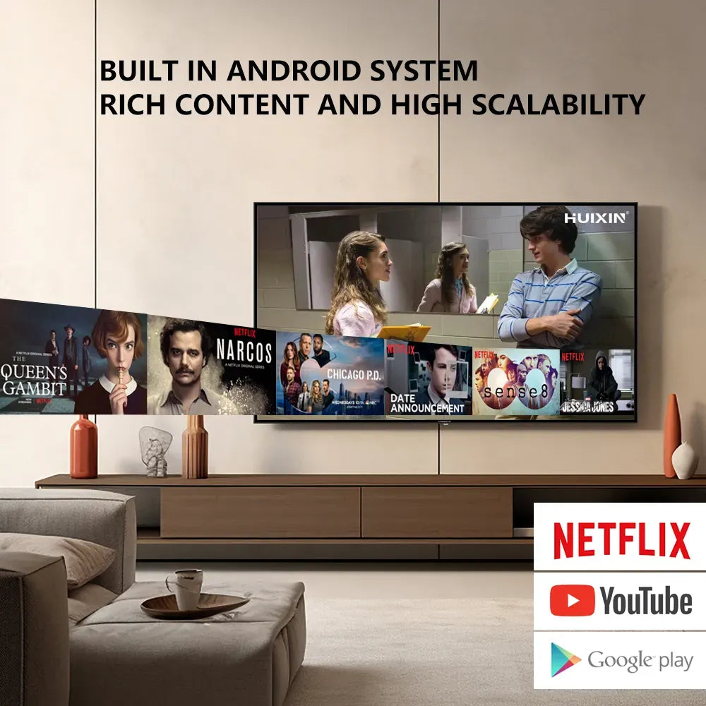 Powerology Break Proof Android Smart TV 65 Black – image 12
