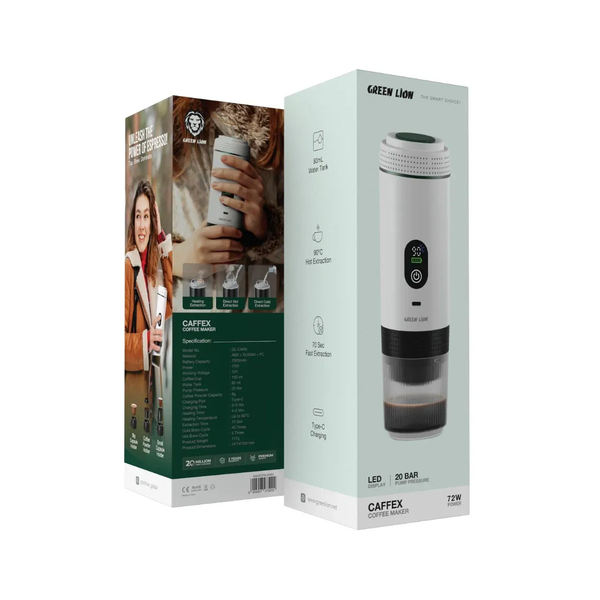 Green Lion CAFFEXCoffee Maker 72 W - White – image 4