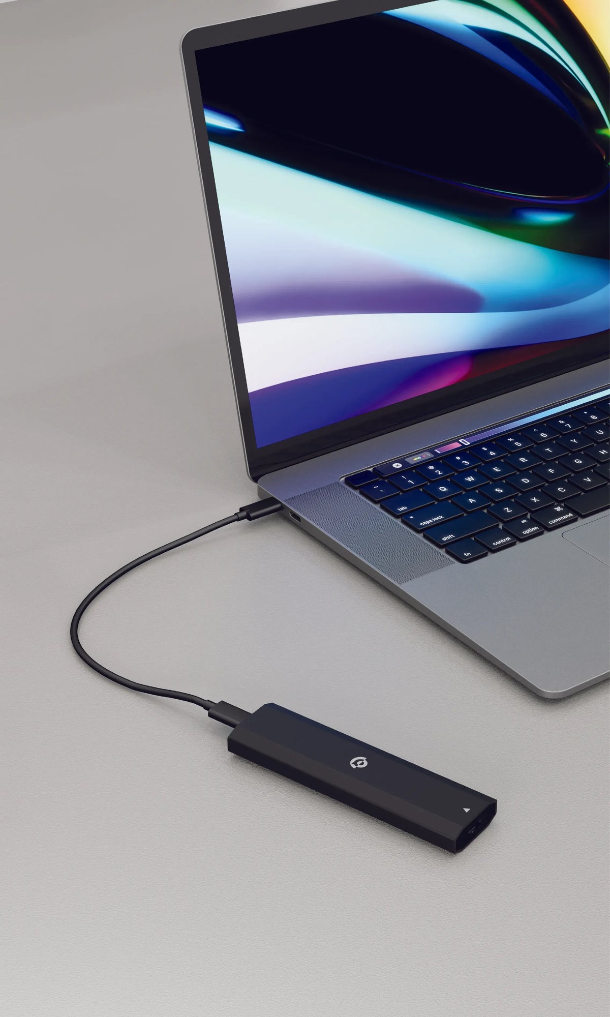 Powerology 512 GB Dual Protocol Portable SSD Drive Extremely Fast Transmission Rate - Black – image 6