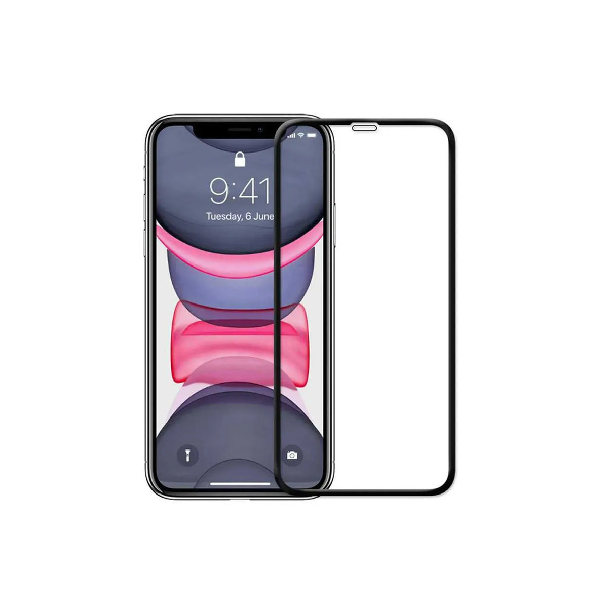 Green 3d Curved Tempered Glass for Iphone 11 Pro – image 4