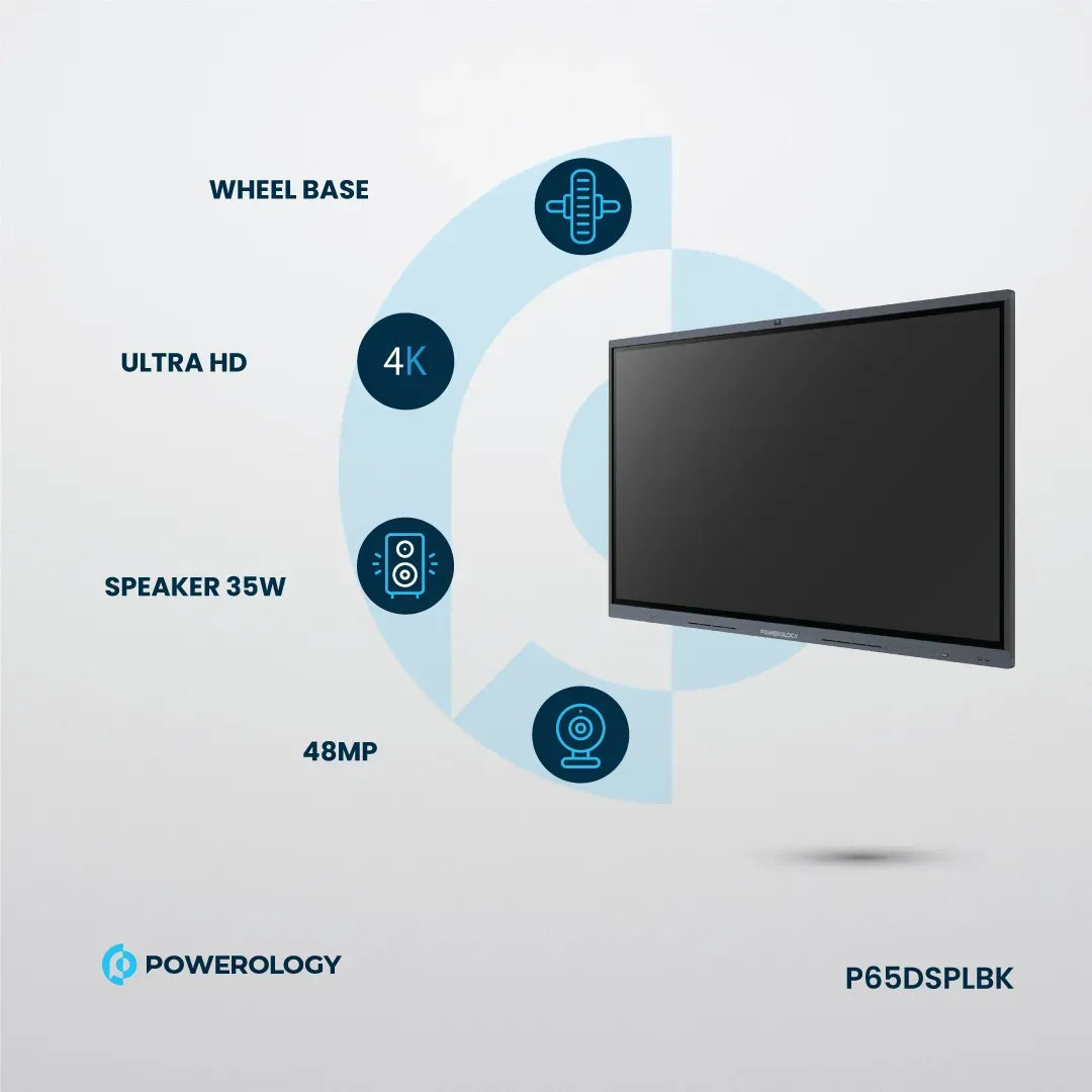 Powerology Dual Windows Android Interactive Smartboard 65 Black – image 24